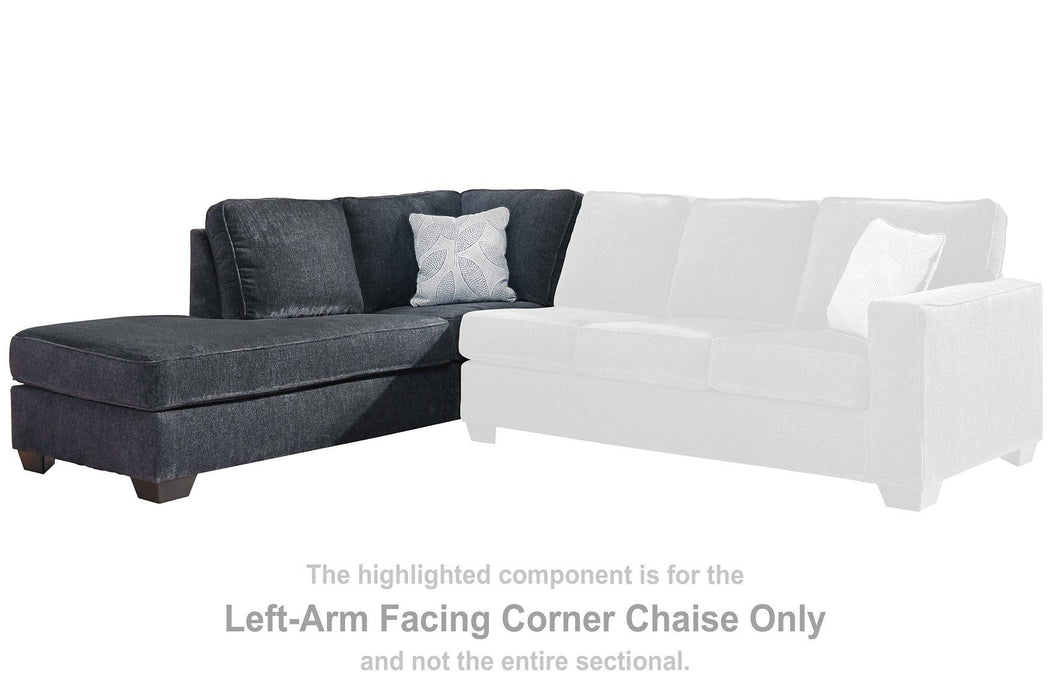 Altari Sleeper Sectional with Chaise - Dimensional Outlet Furniture (Oakland, CA)