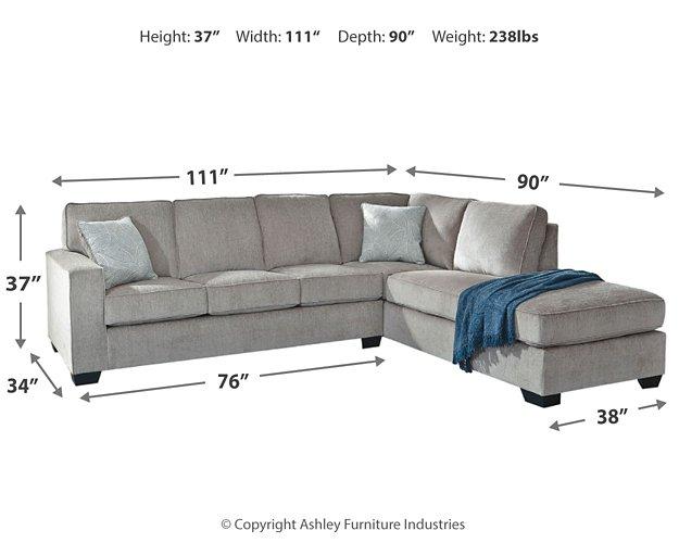 Altari Sectional with Chaise - Dimensional Outlet Furniture (Oakland, CA)