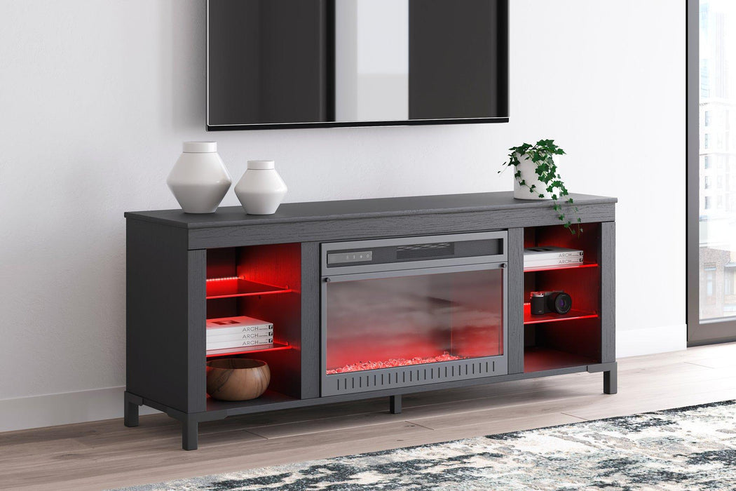 Cayberry 60" TV Stand with Electric Fireplace - Dimensional Outlet Furniture (Oakland, CA)