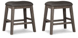 Caitbrook Counter Height Upholstered Bar Stool - Dimensional Outlet Furniture (Oakland, CA)