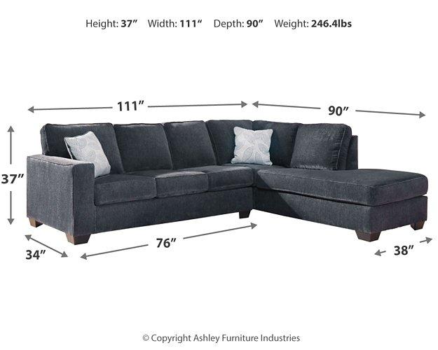 Altari Sectional with Chaise - Dimensional Outlet Furniture (Oakland, CA)