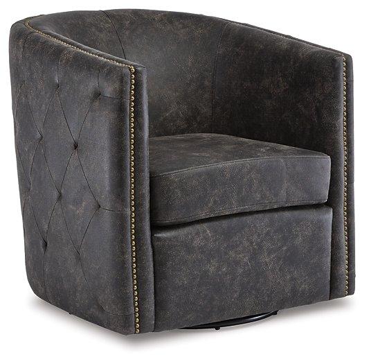 Brentlow Swivel Accent Chair - Dimensional Outlet Furniture (Oakland, CA)