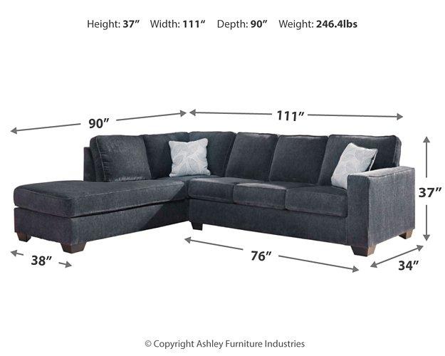 Altari Sectional with Chaise - Dimensional Outlet Furniture (Oakland, CA)