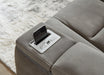 Next-Gen DuraPella Power Reclining Loveseat with Console - Dimensional Outlet Furniture (Oakland, CA)
