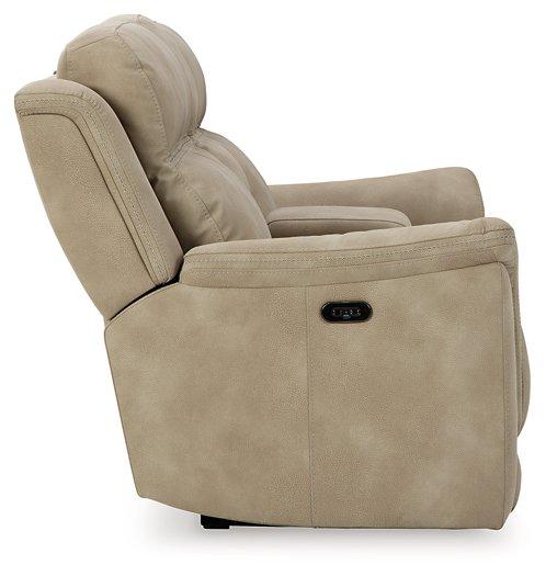 Next-Gen DuraPella Power Reclining Loveseat with Console - Dimensional Outlet Furniture (Oakland, CA)