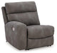 Next-Gen DuraPella Power Reclining Sectional Loveseat with Console - Dimensional Outlet Furniture (Oakland, CA)