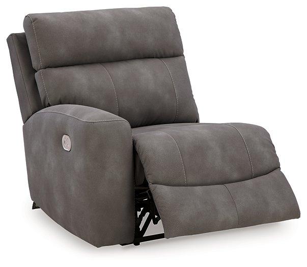 Next-Gen DuraPella Power Reclining Sectional Loveseat with Console - Dimensional Outlet Furniture (Oakland, CA)