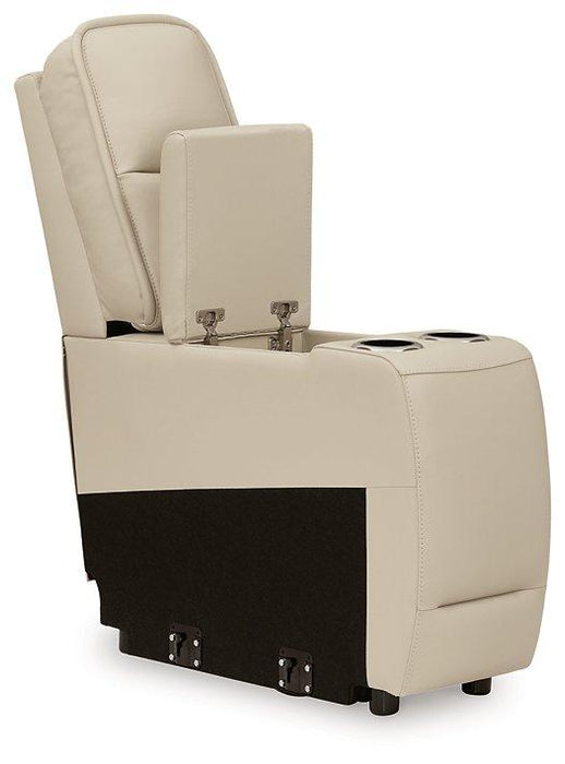 Double Deal Reclining Sectional with Console - Dimensional Outlet Furniture (Oakland, CA)