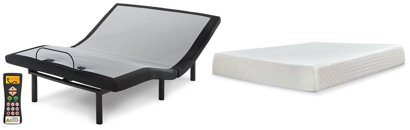 10 Inch Chime Memory Foam Mattress Set - Dimensional Outlet Furniture (Oakland, CA)