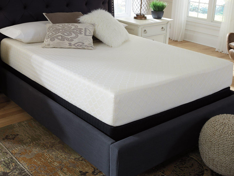 10 Inch Chime Memory Foam Mattress Set - Dimensional Outlet Furniture (Oakland, CA)