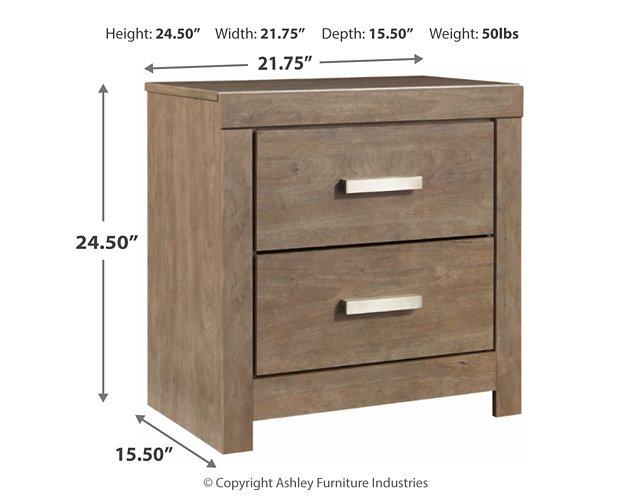 Culverbach Nightstand - Dimensional Outlet Furniture (Oakland, CA)