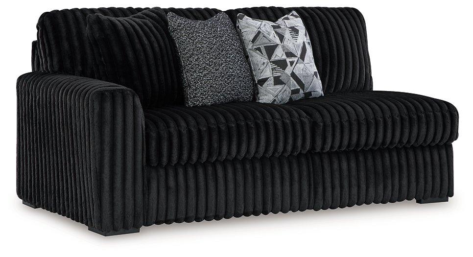 Midnight-Madness Sectional with Chaise - Dimensional Outlet Furniture (Oakland, CA)