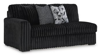 Midnight-Madness Sectional with Chaise - Dimensional Outlet Furniture (Oakland, CA)