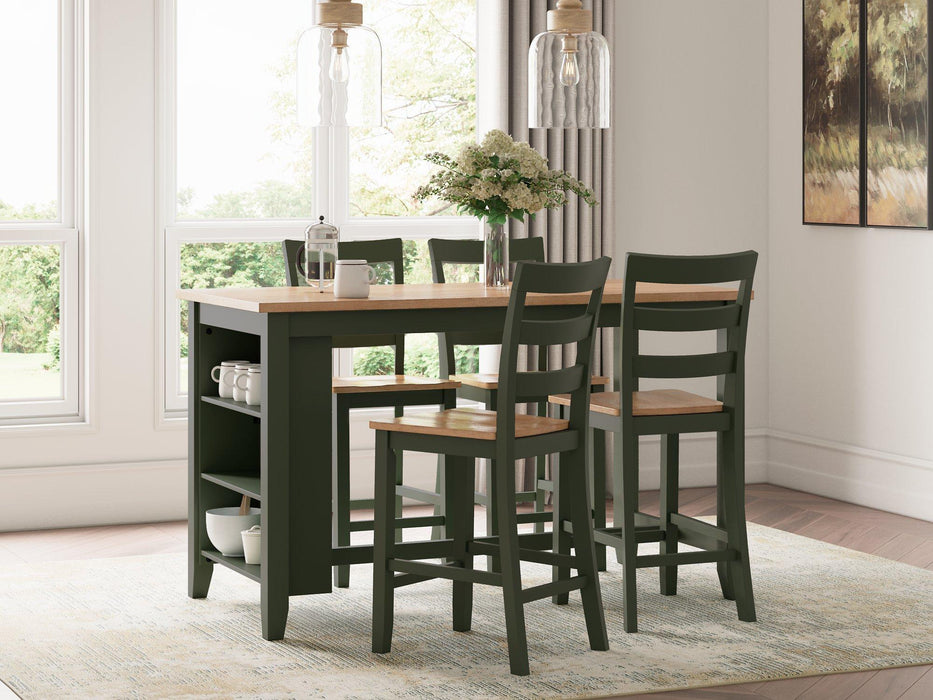 Gesthaven Counter Height Dining Table - Dimensional Outlet Furniture (Oakland, CA)