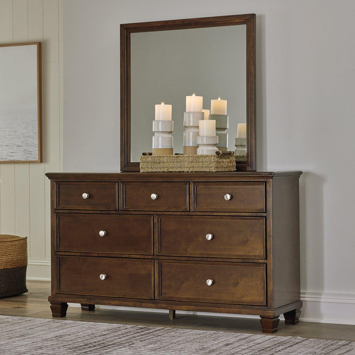 Danabrin Dresser and Mirror - Dimensional Outlet Furniture (Oakland, CA)