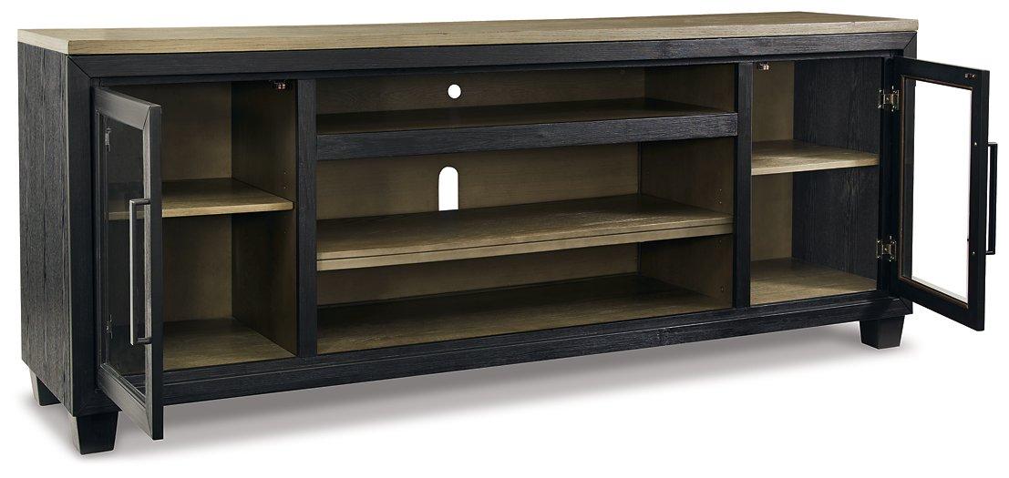 Foyland 83" TV Stand with Electric Fireplace