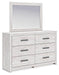 Cayboni Dresser and Mirror - Dimensional Outlet Furniture (Oakland, CA)
