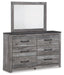 Bronyan Dresser and Mirror - Dimensional Outlet Furniture (Oakland, CA)