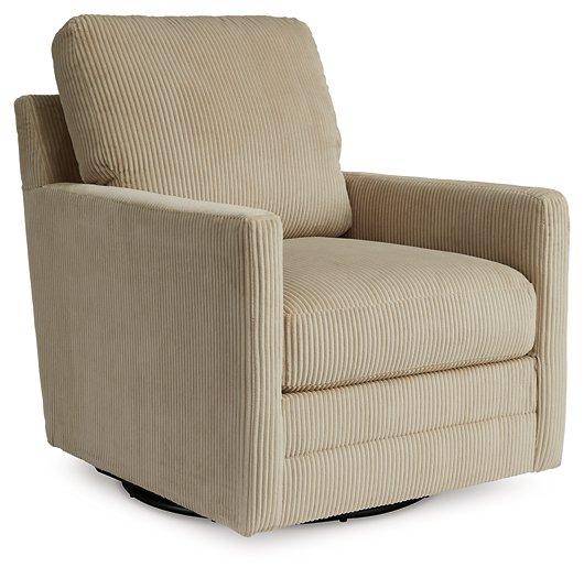 Icaman Swivel Accent Chair - Dimensional Outlet Furniture (Oakland, CA)