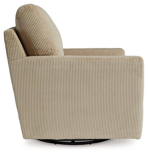 Icaman Swivel Accent Chair - Dimensional Outlet Furniture (Oakland, CA)