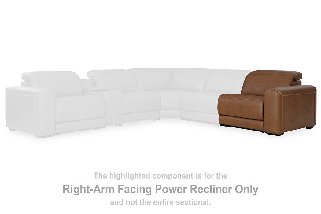 Magic Man 5-Piece Power Reclining Sectional - Dimensional Outlet Furniture (Oakland, CA)