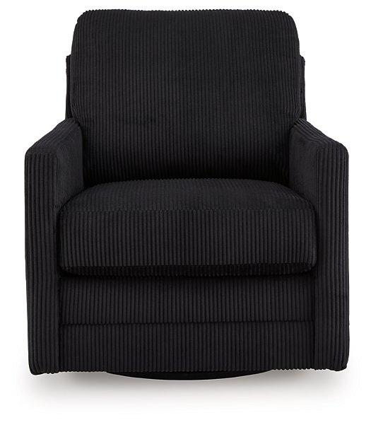 Icaman Swivel Accent Chair - Dimensional Outlet Furniture (Oakland, CA)