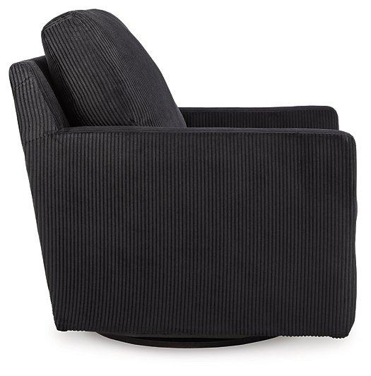 Icaman Swivel Accent Chair - Dimensional Outlet Furniture (Oakland, CA)