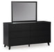 Danziar Dresser and Mirror - Dimensional Outlet Furniture (Oakland, CA)