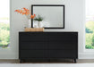 Danziar Dresser and Mirror - Dimensional Outlet Furniture (Oakland, CA)