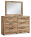 Hyanna Dresser and Mirror - Dimensional Outlet Furniture (Oakland, CA)