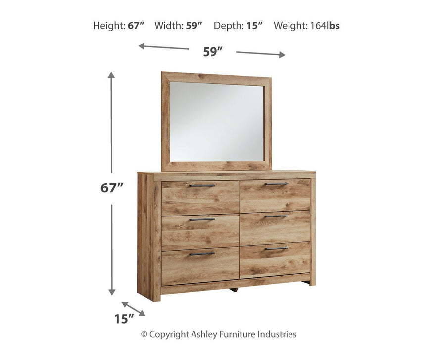 Hyanna Dresser and Mirror - Dimensional Outlet Furniture (Oakland, CA)