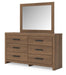 Broachmyn Dresser and Mirror - Dimensional Outlet Furniture (Oakland, CA)
