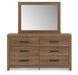 Broachmyn Dresser and Mirror - Dimensional Outlet Furniture (Oakland, CA)