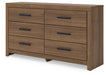 Broachmyn Dresser and Mirror - Dimensional Outlet Furniture (Oakland, CA)