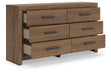 Broachmyn Dresser and Mirror - Dimensional Outlet Furniture (Oakland, CA)