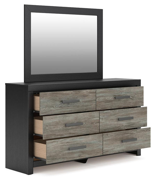 Broachmyn Dresser and Mirror - Dimensional Outlet Furniture (Oakland, CA)