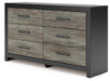 Broachmyn Dresser and Mirror - Dimensional Outlet Furniture (Oakland, CA)