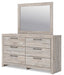 Broachmyn Dresser and Mirror - Dimensional Outlet Furniture (Oakland, CA)