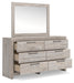 Broachmyn Dresser and Mirror - Dimensional Outlet Furniture (Oakland, CA)
