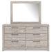 Broachmyn Dresser and Mirror - Dimensional Outlet Furniture (Oakland, CA)