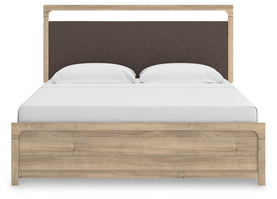 Kinlanni Upholstered Bed - Dimensional Outlet Furniture (Oakland, CA)