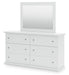 Bostwick Shoals Dresser and Mirror - Dimensional Outlet Furniture (Oakland, CA)