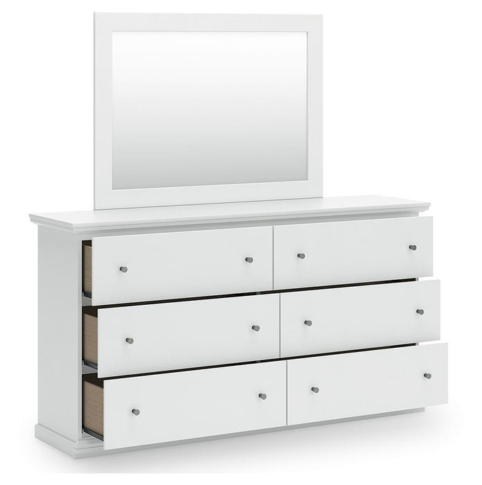 Bostwick Shoals Dresser and Mirror - Dimensional Outlet Furniture (Oakland, CA)