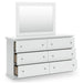 Bostwick Shoals Dresser and Mirror - Dimensional Outlet Furniture (Oakland, CA)