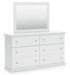 Bostwick Shoals Dresser and Mirror - Dimensional Outlet Furniture (Oakland, CA)