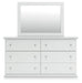 Bostwick Shoals Dresser and Mirror - Dimensional Outlet Furniture (Oakland, CA)