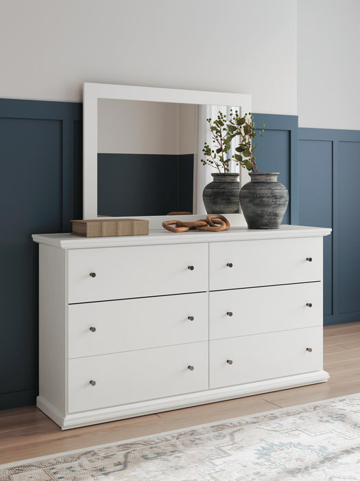 Bostwick Shoals Dresser and Mirror - Dimensional Outlet Furniture (Oakland, CA)