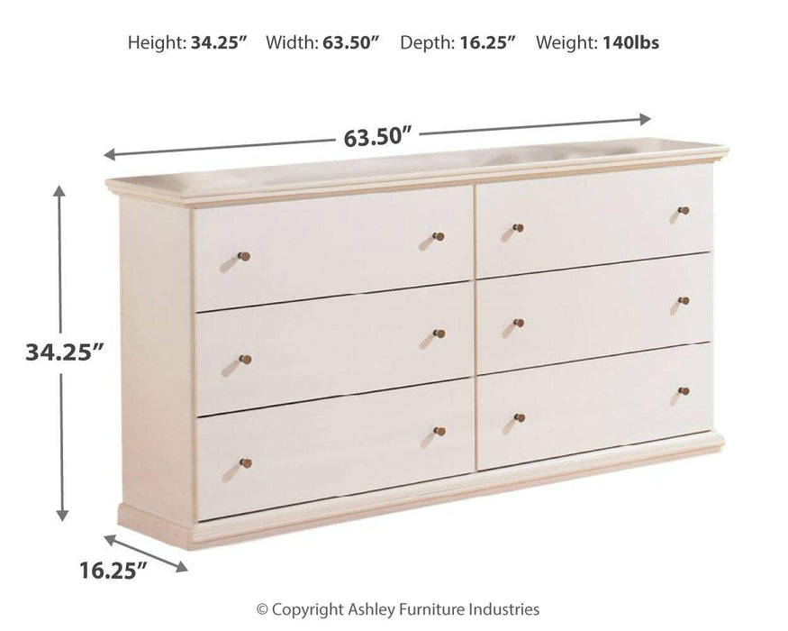 Bostwick Shoals Youth Dresser - Dimensional Outlet Furniture (Oakland, CA)