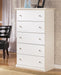 Bostwick Shoals Youth Chest of Drawers - Dimensional Outlet Furniture (Oakland, CA)