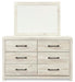 Cambeck Dresser and Mirror - Dimensional Outlet Furniture (Oakland, CA)